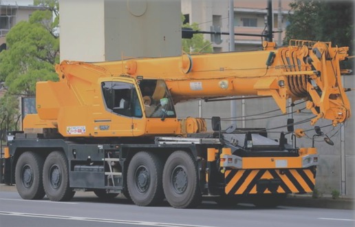 大型レッカー作業